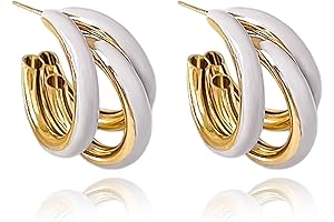 Chunky Gold Hoop Earrings 2023