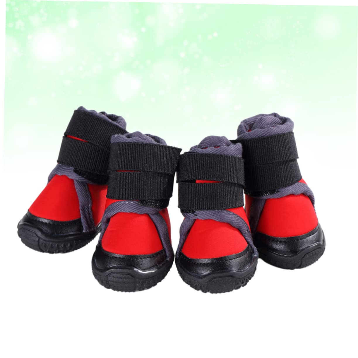 Toddmomy 4pièces Chaussures Chaudes Antidérapantes pour Chiens Chaussures Extérieur pour Animaux De Compagnie Adaptées Randonnée Et Marche Hiver