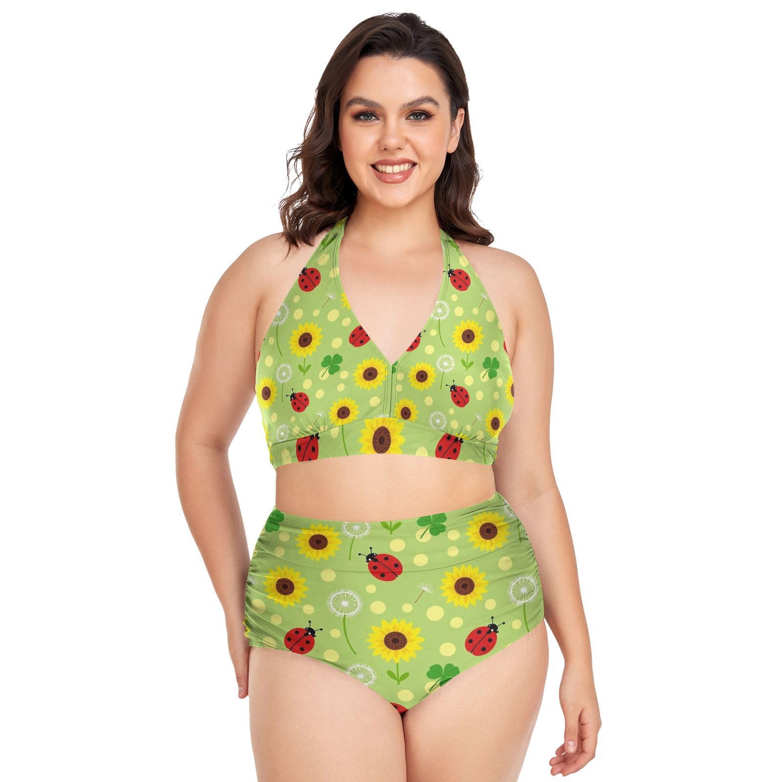 FRODOTGV Costumi da bagno da donna curvy, da L a 4XL