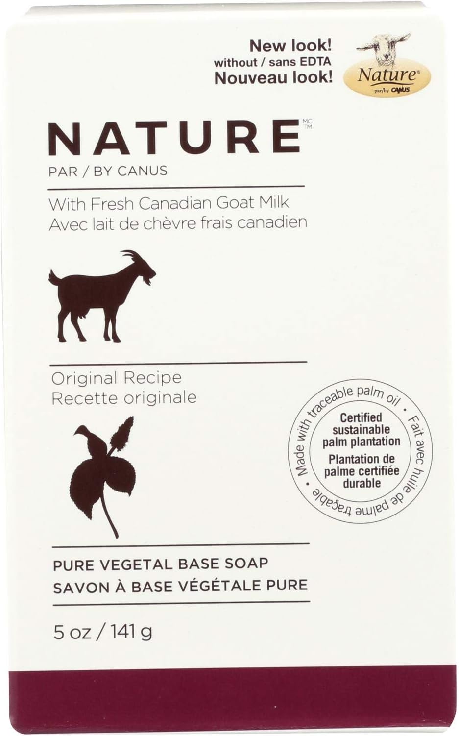 Canus Goats Milk Bar Soap - Original Formula - 5 Oz