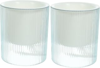 KESYOO 2PCS Transparent Plastic Self-Watering Planters with Cotton Rope Heat-Resistant Plant Holders for Succulents Houseplants Vegetables Creative Gardening Flower Pots for Indoor and