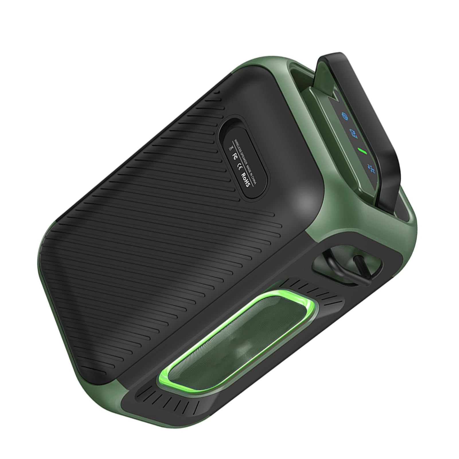 Custodia Portatile per Altoparlante Bluetooth Wireless per (GREEN)
