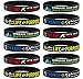 Inkstone Inspirational Bracelets (12-pack) Assortment Mix - Be the Change, Live with Purpose, Embrace Your Awesomeness, Turn Dreams into Destiny - Wholesale Bulk Motivational Jewelry for Men Women