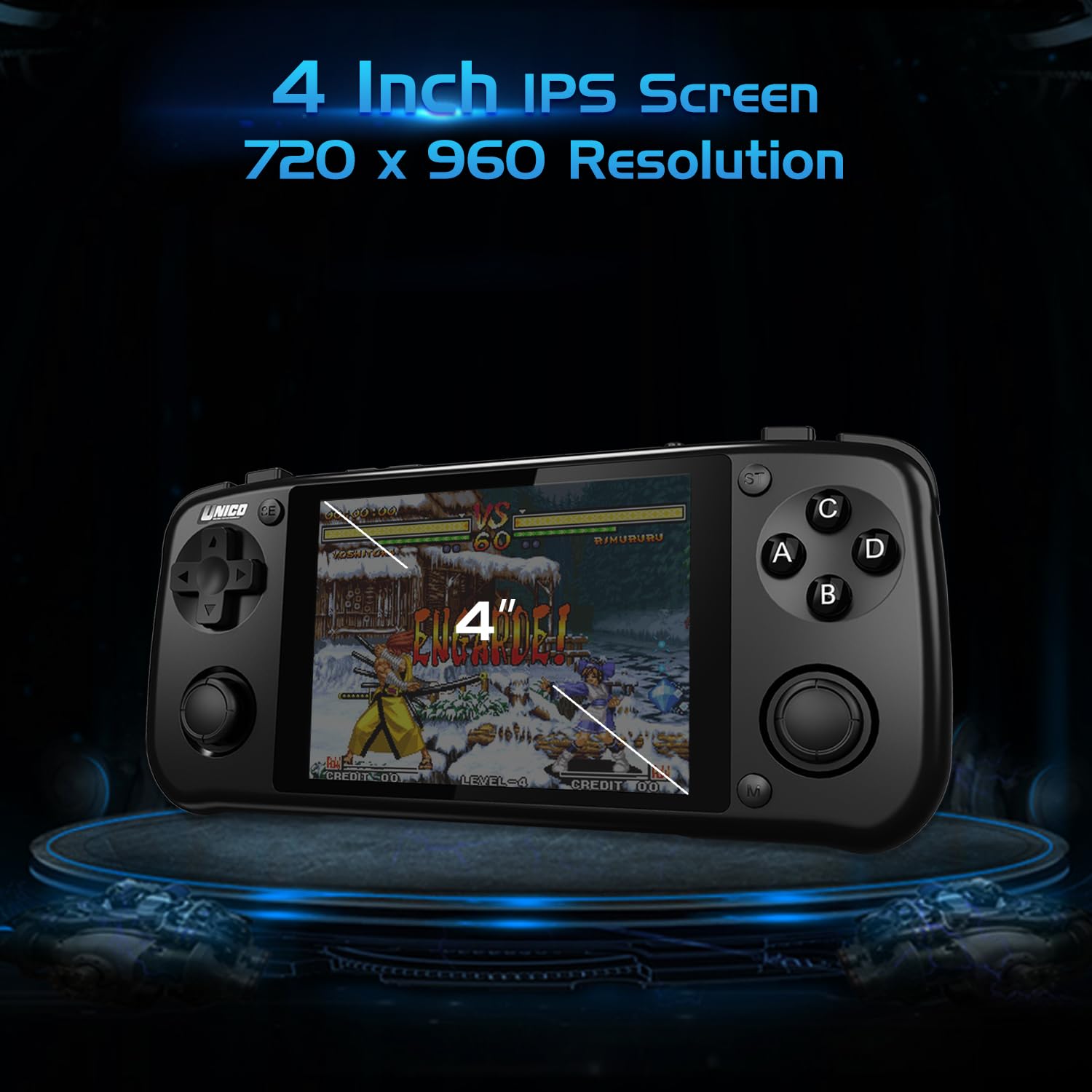 Amazon.com: UNICO Game Pocket Player with 40 SNK Classic Games Pre