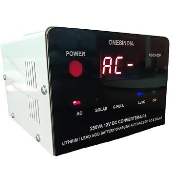 300W Mini Inverter+ups+Converter(12V DC to 220V).with Solar (6amp)+ ac (3.5amp) Charger.(Lithium-Battery-Compatible.) 1 Year Warranty.