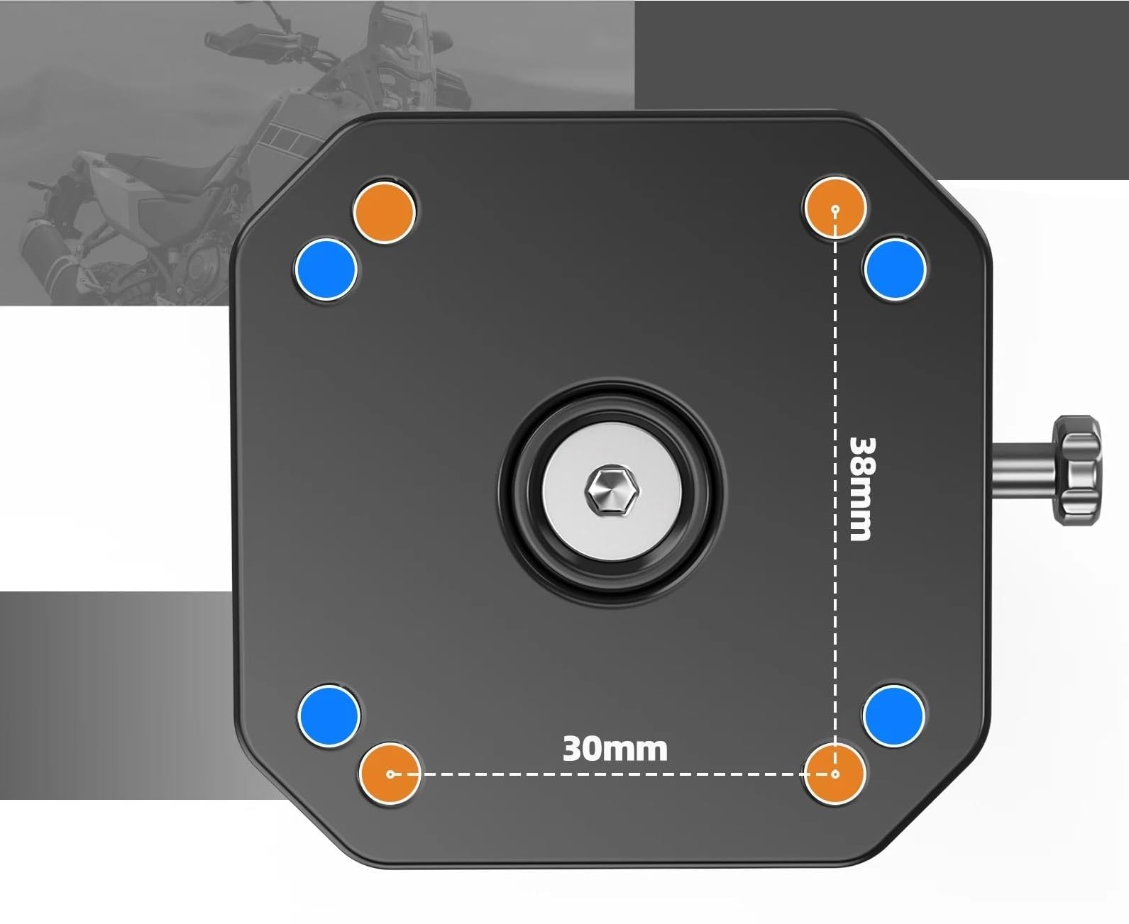 Barra Soporte GPS 12mm Abrazadera Navegación Soporte Montaje Para Africa Twin 2016 2017 2018 2019 Para Camel ADV Para AT Accesorios
