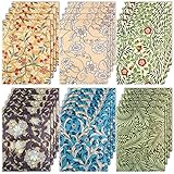 Ctosree 24 Pieces Folders with Pockets Decorative Letter Size 2 Pocket Folders Cute School Folders f