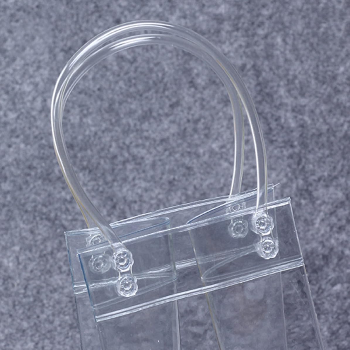 PVC Leakproof Wine Carry Bag 4pcs with Handle for Bottles