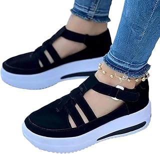 Sandálias ortopédicas – Sapatos grossos para senhoras, sapatos de caminhada femininos Swezida, suporte de arco ortopédico, sandálias casuais para o trabalho Homraa