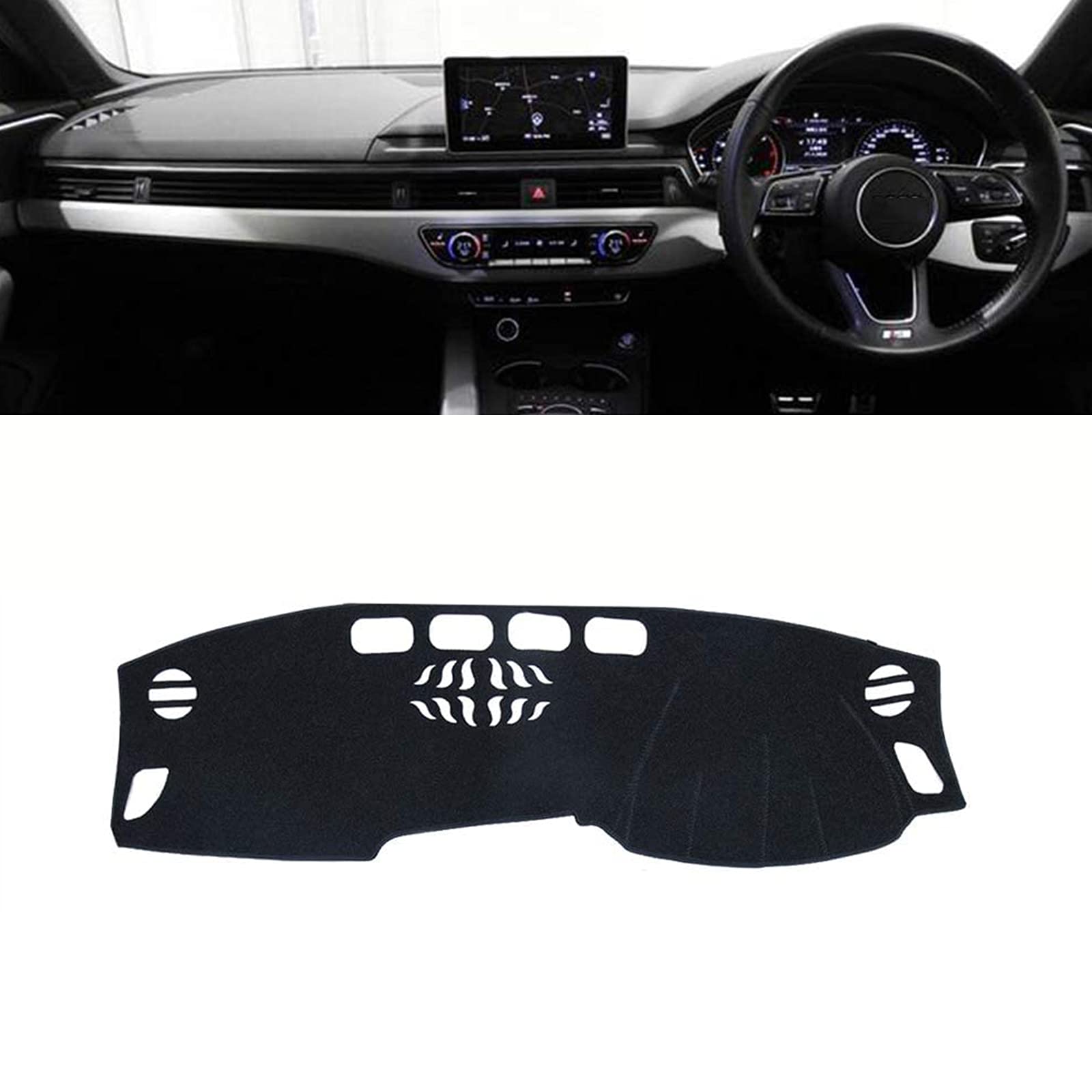 Amazon.co.jp: ダッシュボードマット適合アウディ A4 8W系(2016年2月