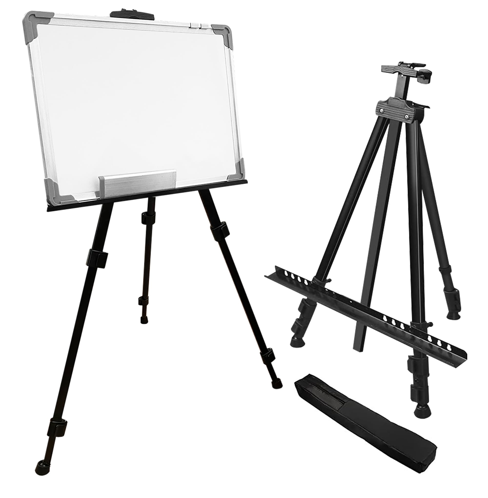 Photo 1 of Dry Erase Board Stand, Whiteboard Stand, Height Adjustable, for School Office and Home