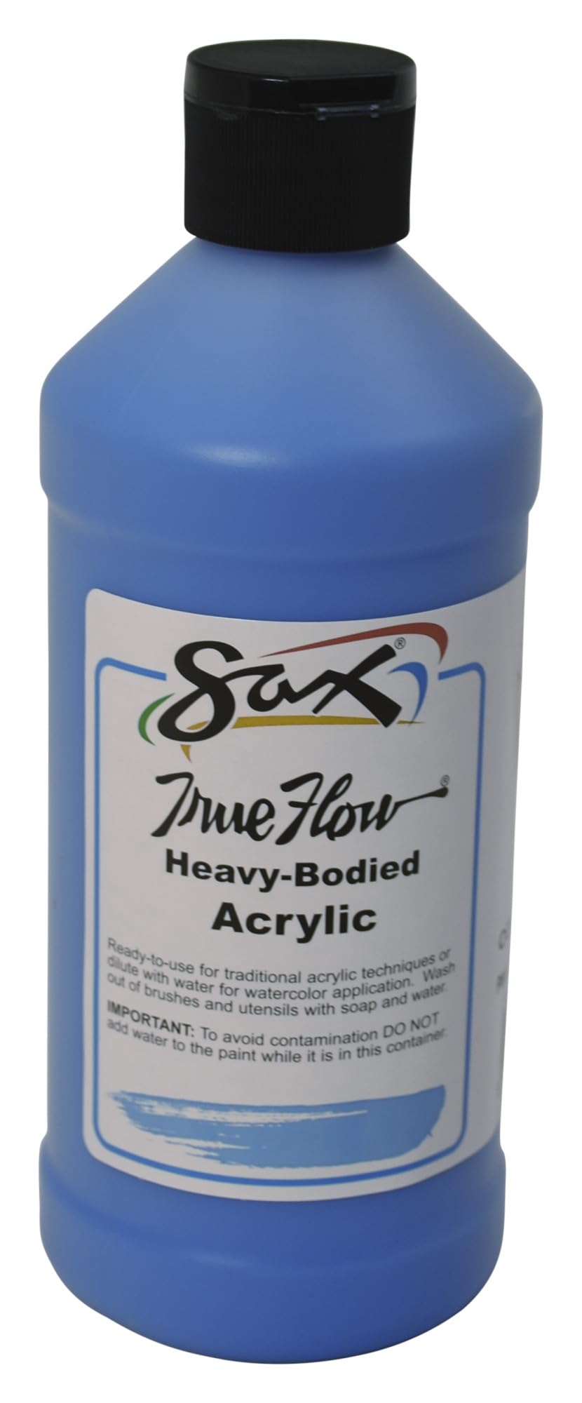 Sax - 408498 True Flow Heavy Bodied Acrylic Paint - Pint - Cobalt Blue