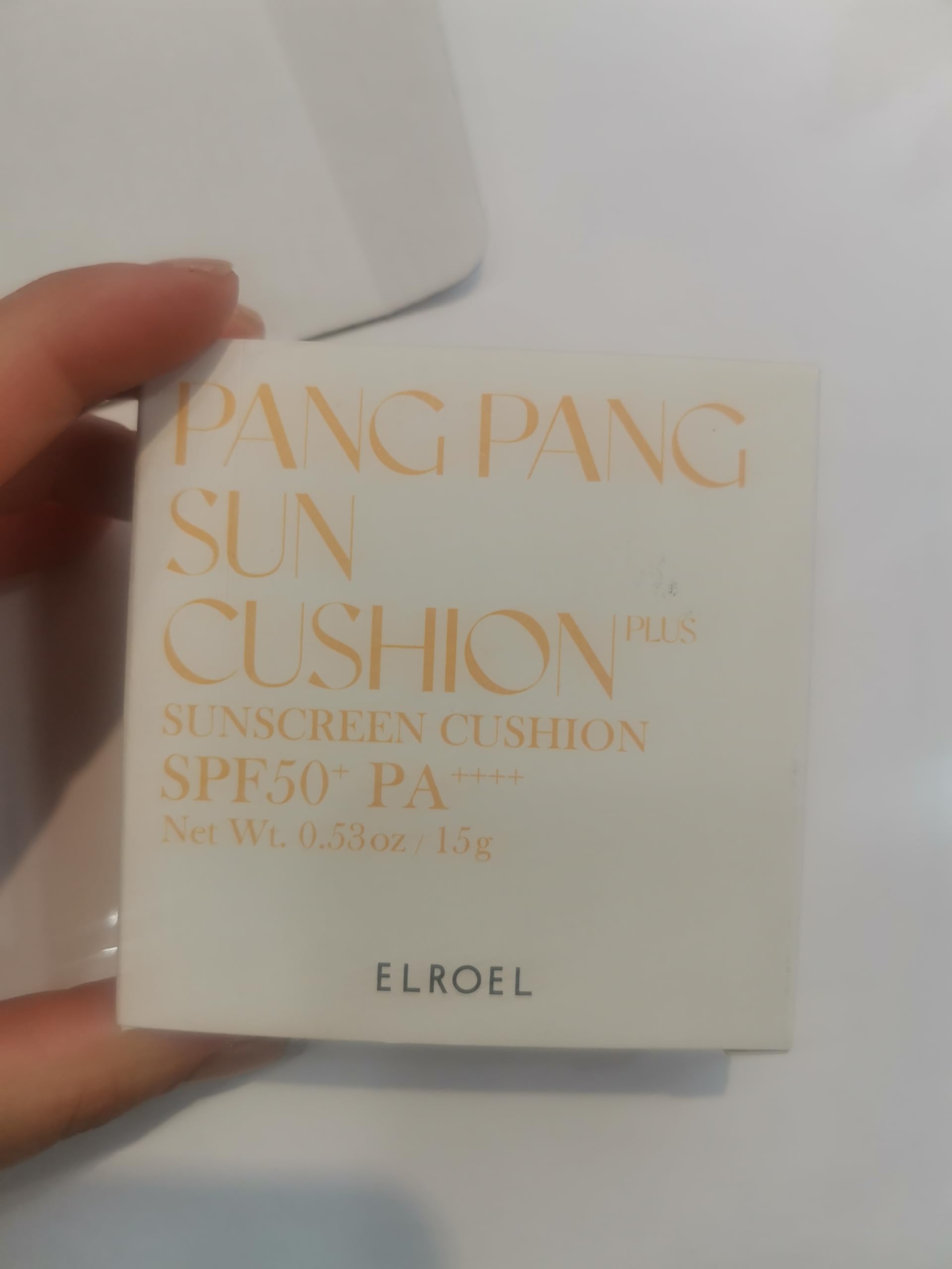Elroel Pang Pang Sun Cushion Plus Crema Solare Viso Lenitiva e Antirughe SPF 50+/PA++++ 15 g