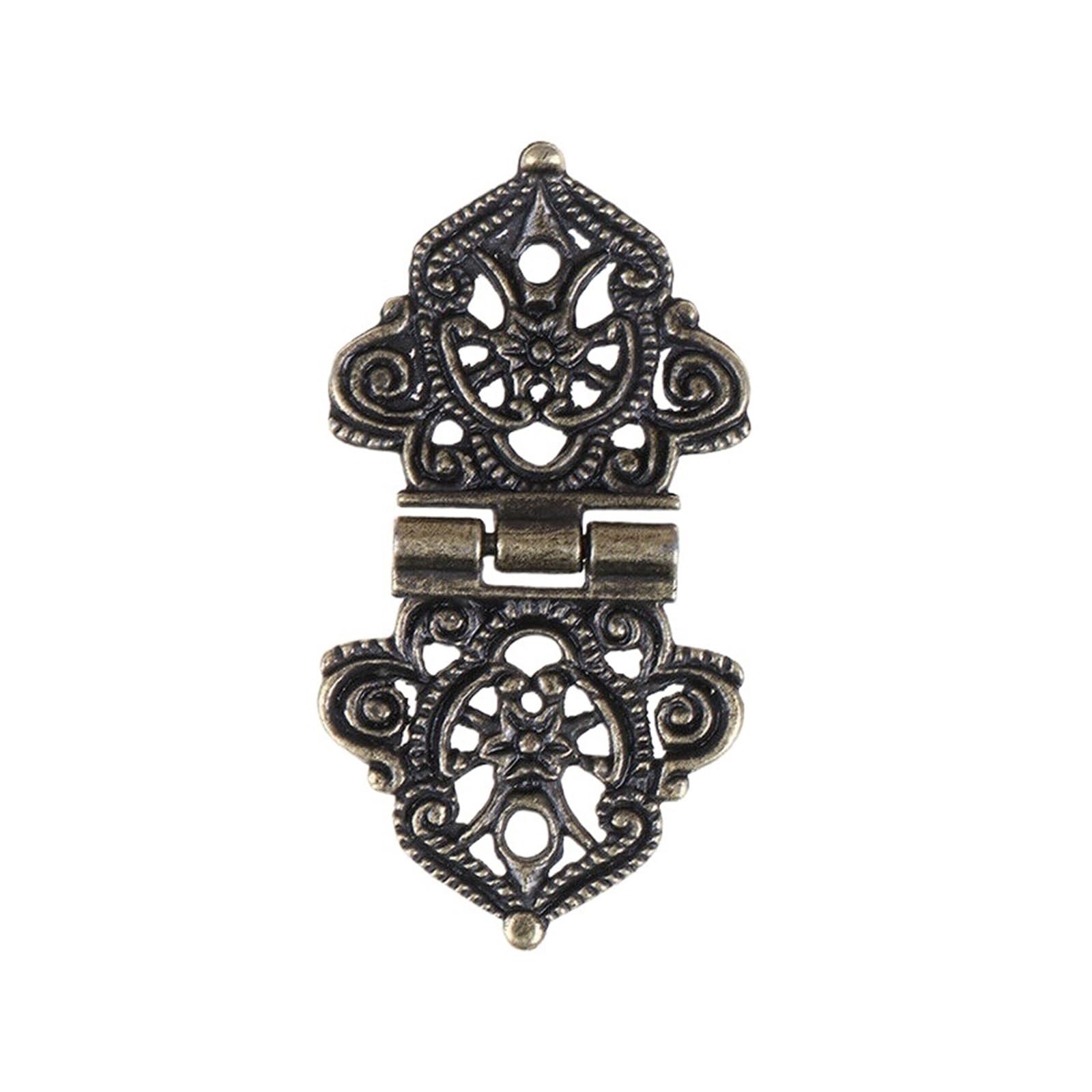 Charnière de boîte en bois alliage bronze vintage paquet de 5