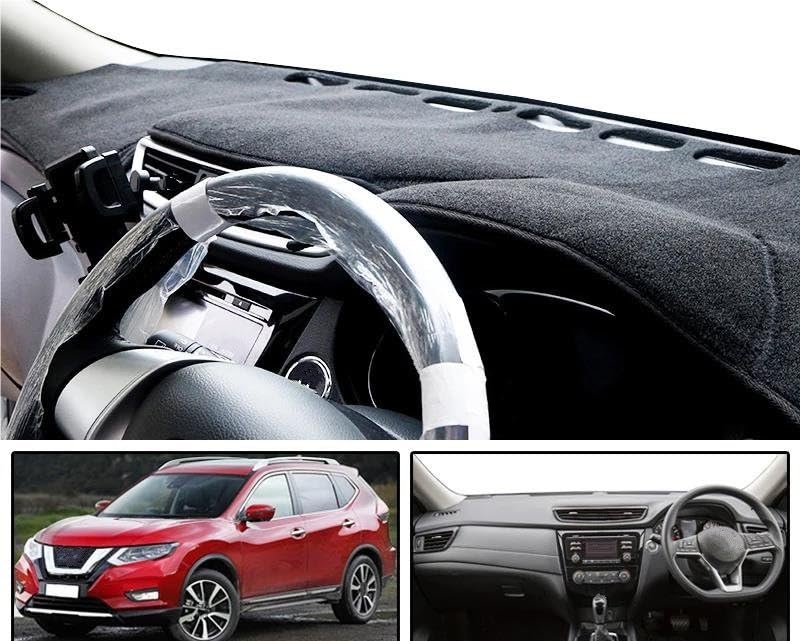 Dash mat coche Nissan X-Trail T32 2015 2016 2017 2018 cubretablero 5