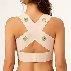 Corretor Postural Masculino e Feminino | Colete Modelador 2XL/3XL para Alívio de Dores nas Costas, Melhora da Postura e Suporte Lombar com Material Respirável e Ajustável