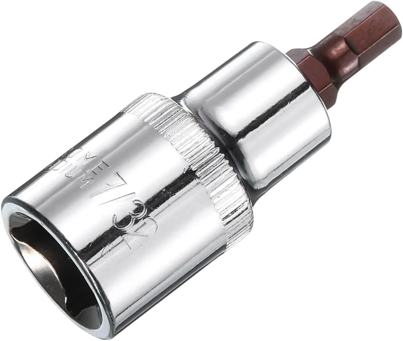 HARFINGTON 7/32" Hex Bit Socket 1/2" Square Drive SAE Extension Impact Bit Power Nut Driver Set S2 & CR-V Steel Socket Ratchet Wrench Bits