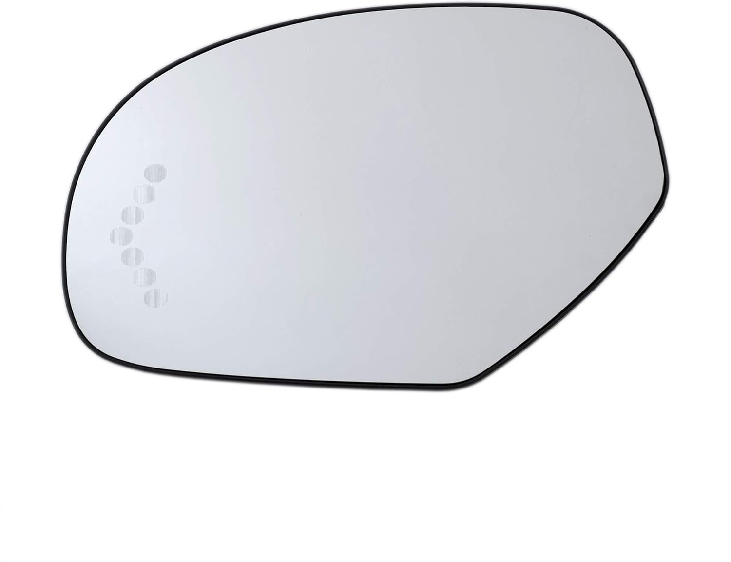 Spieg Driver Side Mirror Glass for Chevrolet Tahoe 2007-2014 Heated Turn Signal Arrow with Backing Plate | Left Side View Mirror Compatible with OE 15874992