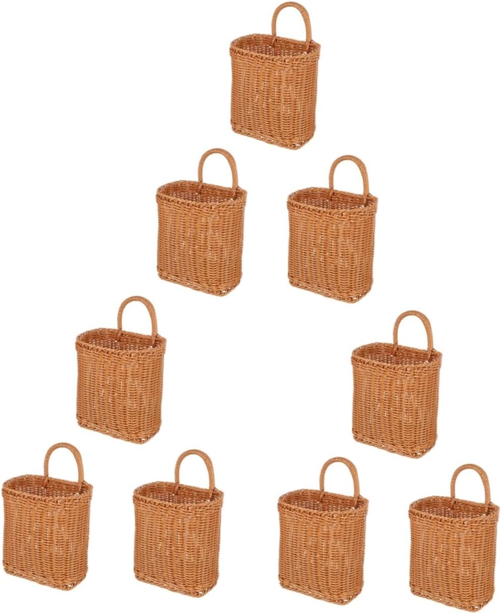 3pcs Hanging Storage Basket Decorative Kitchen Basket Large Woven for Fruits Snacks Vegetable Storage Decor for Home
