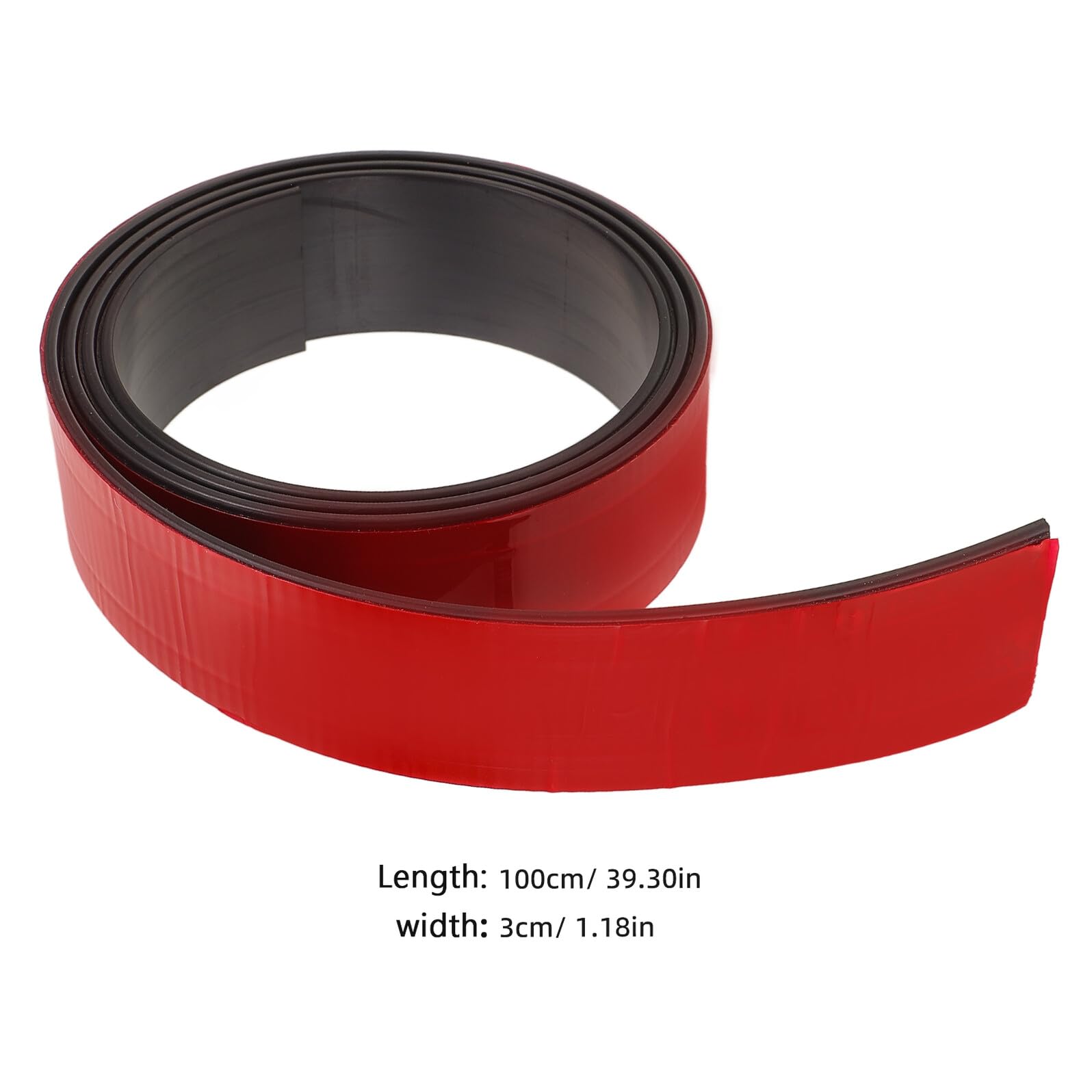 5 Rotoli Striscia Magnetica Adesiva Rettangolare 30mm X 1m, Magneti Resistenti per Lavagna Bianca e Frigorifero, Striscia Magnetica Retro Adesivo per Uso Didattico e Lavori
