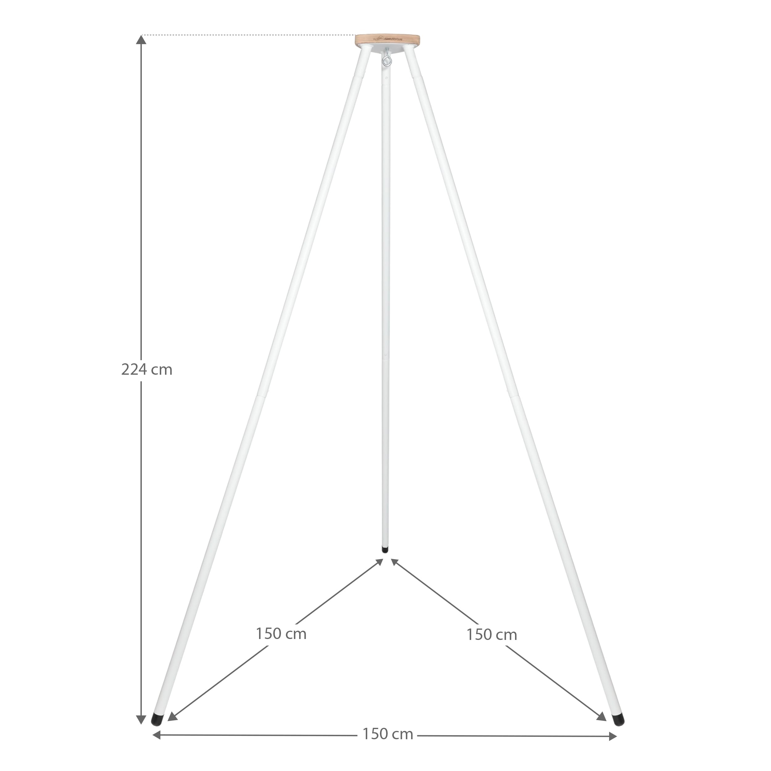 SCHMUSEWOLKE Berceau à ressorts, BioGrey, avec moteur et tipi blanc, hamac pour bébés et tout-petits de la naissance à 3 ans, coton biologique, avec matelas en laine de mouton
