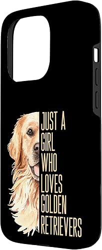 Vista 35 de iPhone 13 Pro Max Cute Golden Retriever - Just a girl who loves goldens Case