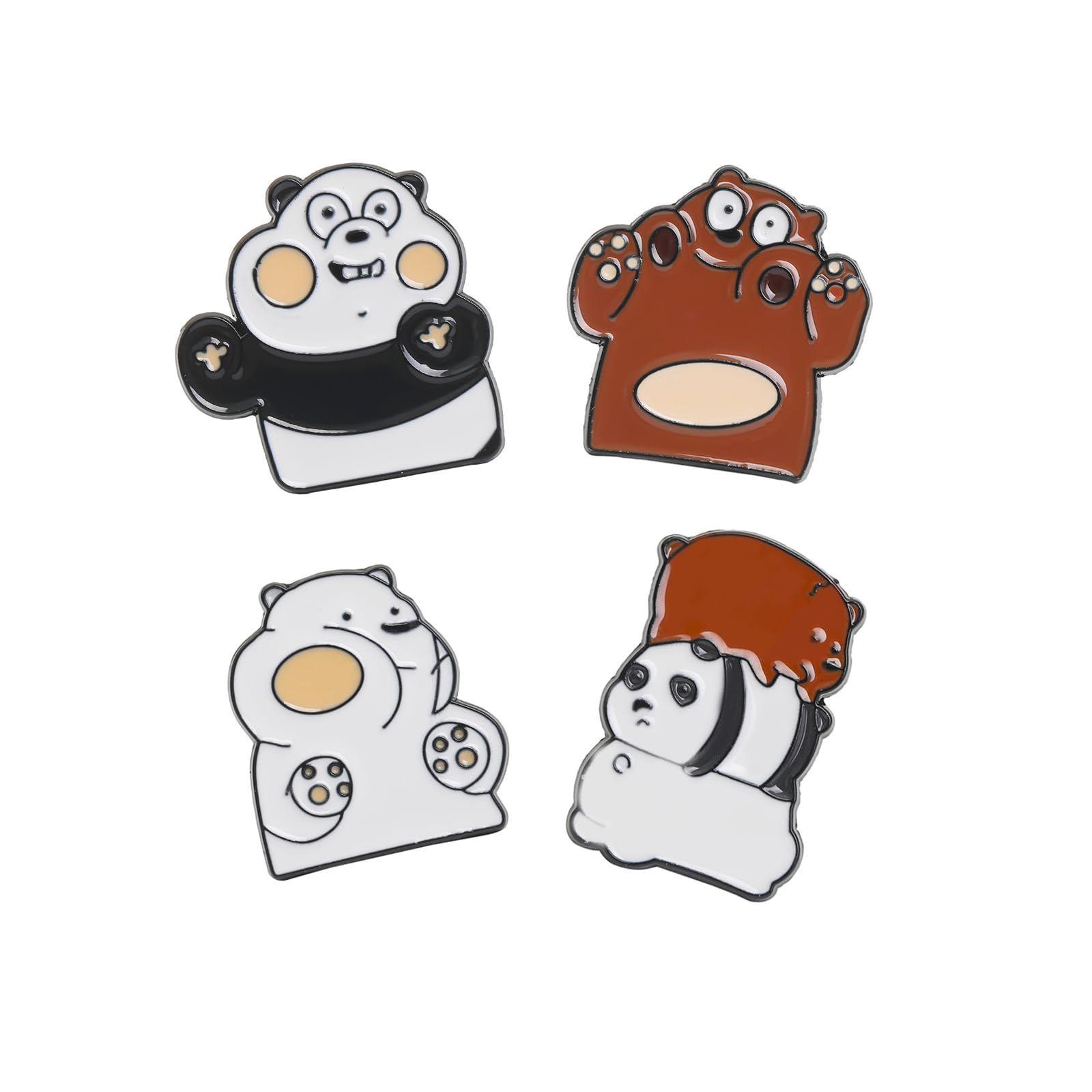 Cute Enamel Pins Cartoon Lapel Pin Brooch Badge for Backpack Jackets Funny Tiger Pins for Gift Anime Enamel Pin for Clothing Hat Decoration