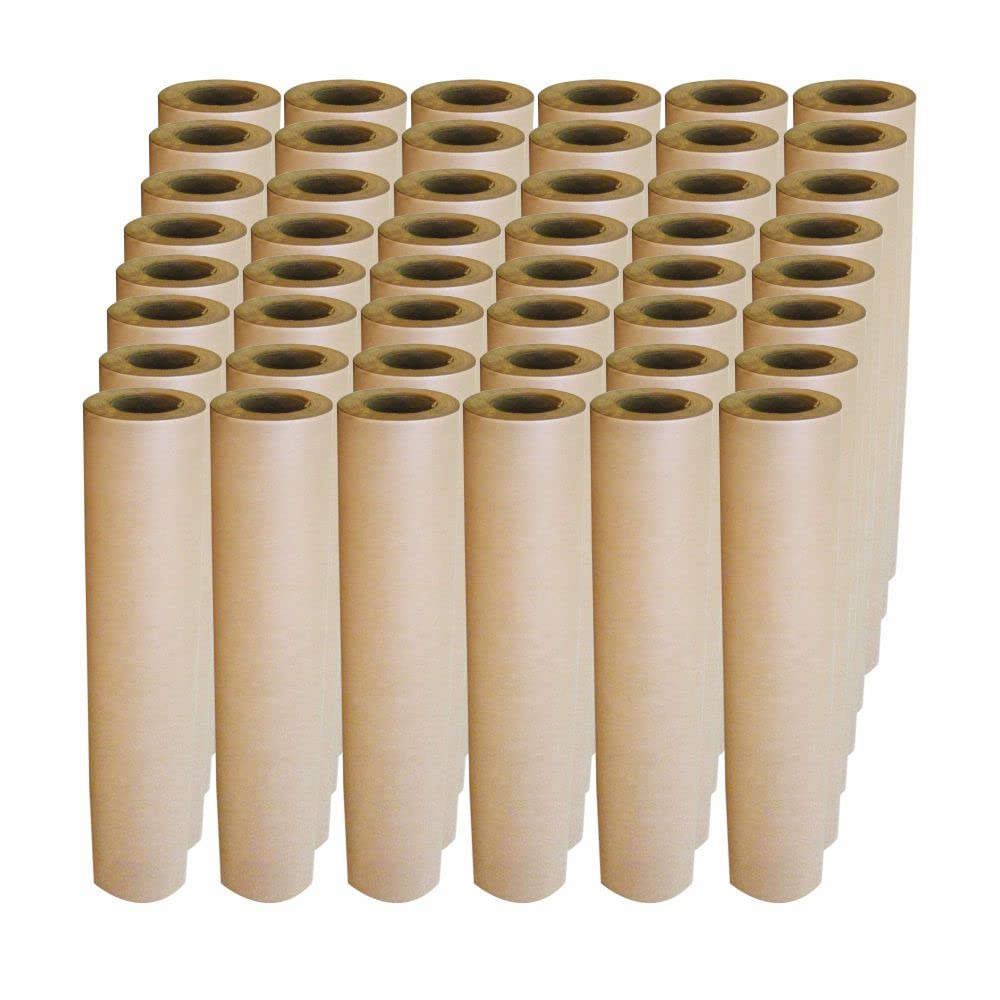 3 Ace Crafts 48 Brown Wrapping Paper 60gsm Kraft Wrapping Roll 4m x 70cm for Parcel Packing, Birthday Gift & Craft Activities, Packaging Filler ecofriendly Sheet & Butcher Paper useful for Table Cover