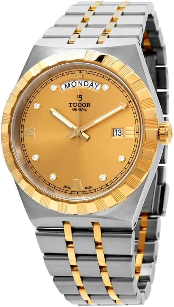 Tudor Royal Automatic Diamond Champagne Dial 41 mm Watch M28603-0006