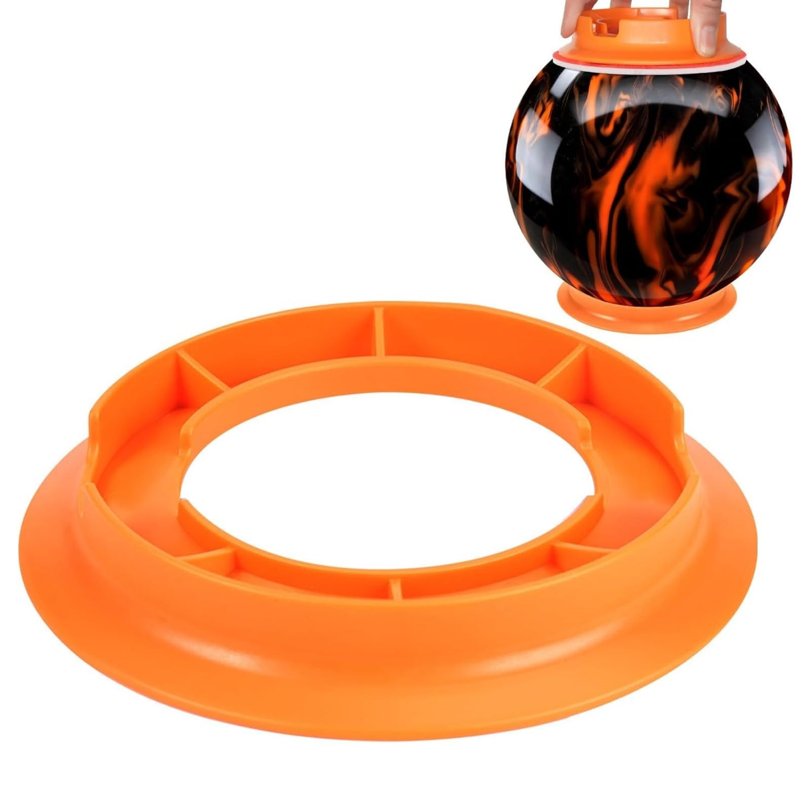 Elnwnnkc A Lightweight Polymer Bowling Ball Sanding Pad Mount Suitable For Consistent & Stable Surfaces Finishing Result Bowling Ball Hook Nd Cycle Sander