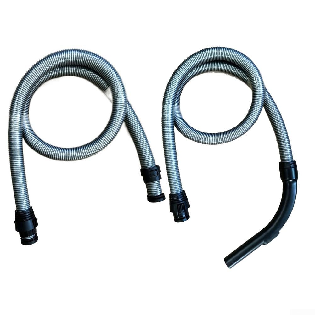 Tubo flessibile da 2 metri con manico per aspirapolvere Miele per aspirapolvere C1 Junior Ecoline, C2 & S Series, diametro 38 mm, con tubo girevole e regolazione variabile di aspirazione (tubo +