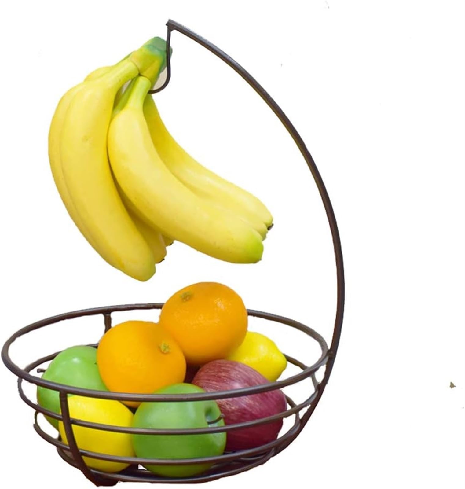 Mnuvxzaewf C Kitchen Ountertop Fruit Rack-Hanging Basket With Banana Hanger(C)