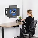 Suptek TV Wall Mount Swivel Tilt Rotation Full Motion Adjustable Articulating for Most 15-32 inch LED, LCD Monitor Wall Mount VESA 75,100 (MA2720) gallery image