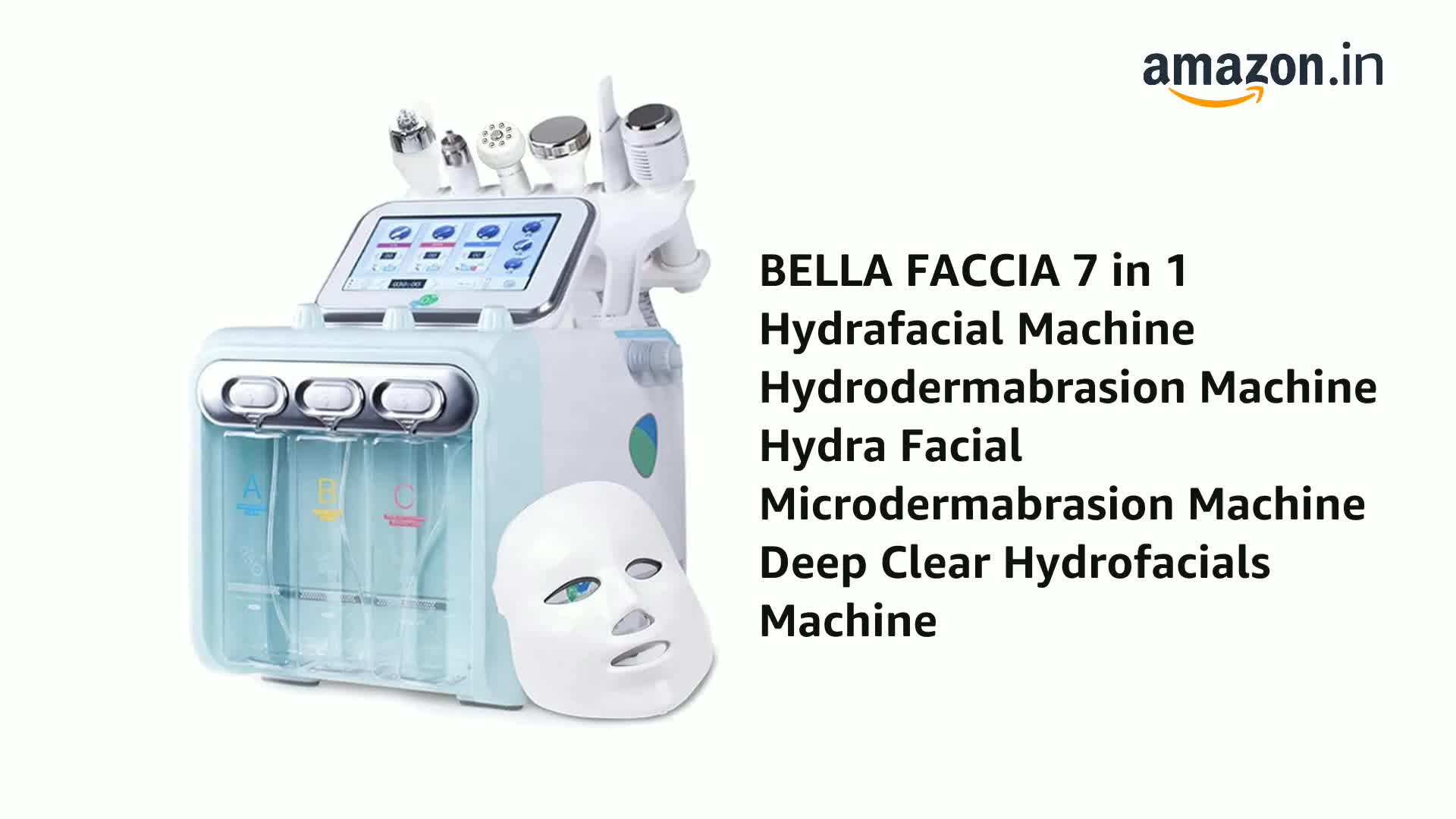 BELLA FACCIA 7 in 1 Hydrafacial Machine Hydrodermabrasion Machine