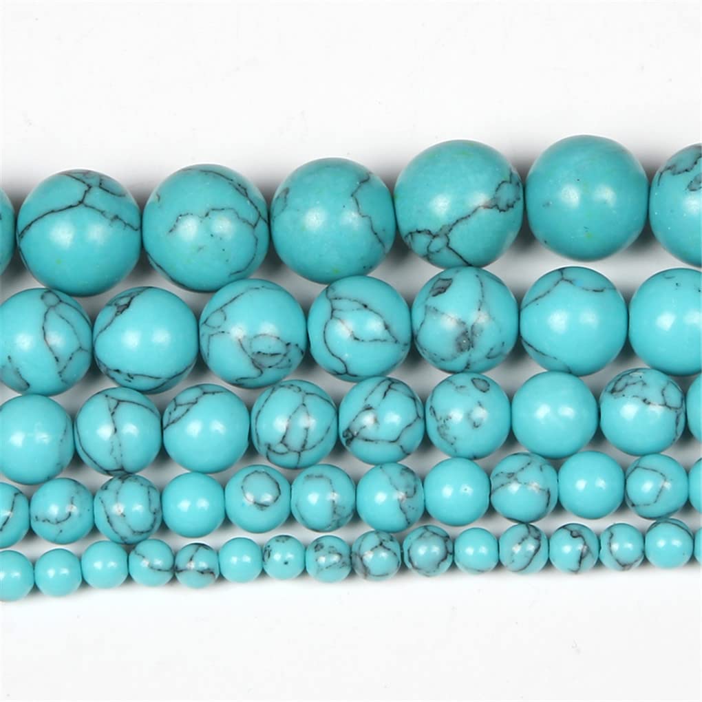Perles en vrac en pierre naturelle turquoise 4mm contre les bijoux ternes