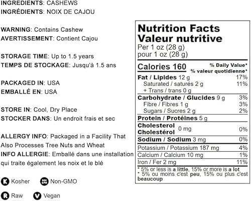 Food To Live Nuts Bundle - 2 Items: Cashews (Whole, Raw) (4 Pounds) + Almonds (Whole, Raw, No Shell, Unsalted) (2 Pounds) #TOP4
