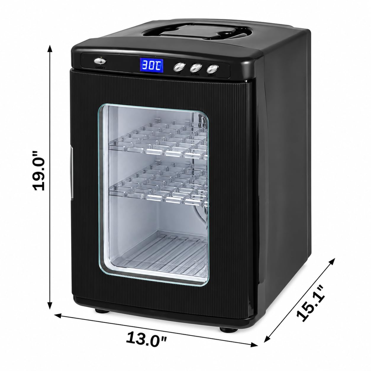 Inkubator gadów, termostat cyfrowy 25 l, 5-60°C