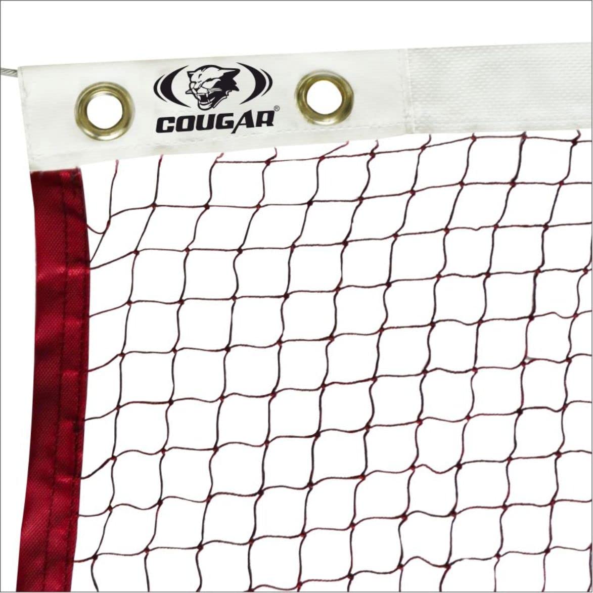 Cougar Tournament Badminton Net for Outdoor, Indoor or Badminton Sports, Replacement Net for Backyard, School, Beach with Steel Wire (B0B4KQM313) Amazon Price History, Amazon Price Tracker
