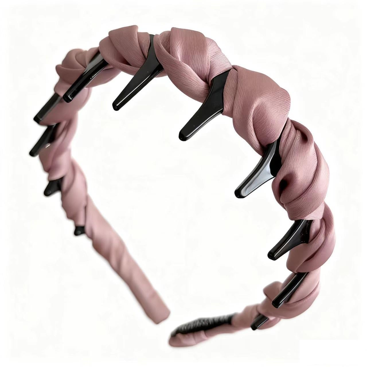 Elastischer Antirutsch Haarreif Damen Mit Zähnen Haarschmuck Alltag Party | Elastischer Rutschfester Haarreif mit Zähnen Bequemer Verschiedene Designs passend für Alltag Party und Make‑up