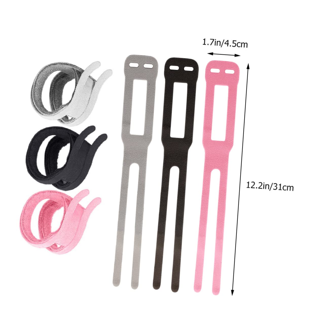 ifundom 3Pcs Elastic Wrist Support Brace Breathable and Durable Wrist Wraps for Sports Weightlifting and Fitness Unisex Exercise Protector