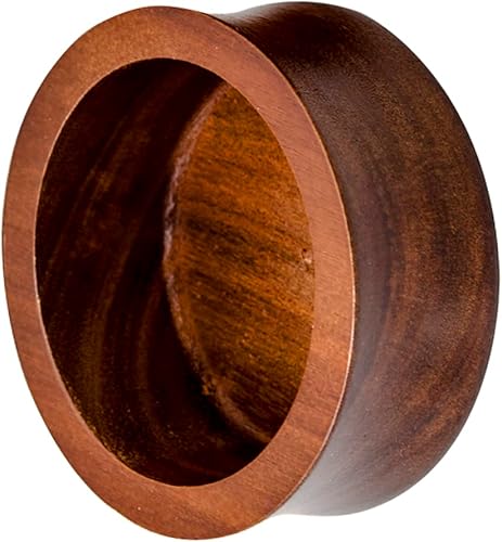 Vista 11 de Grandslam Tazón de madera para afeitar con tapa, jabonera para hombre, fácil de enjabonar, se adapta al afeitado húmedo (madera de roble)