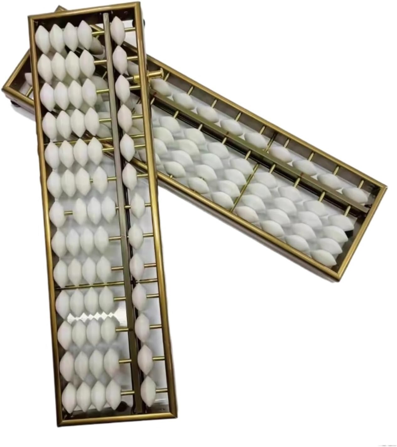 Math Abacus 2 Packs Abacus with Reset Button Calculator Counting Tool for School Office Educational Tools 13 Digit Arithmetic Counting Tool