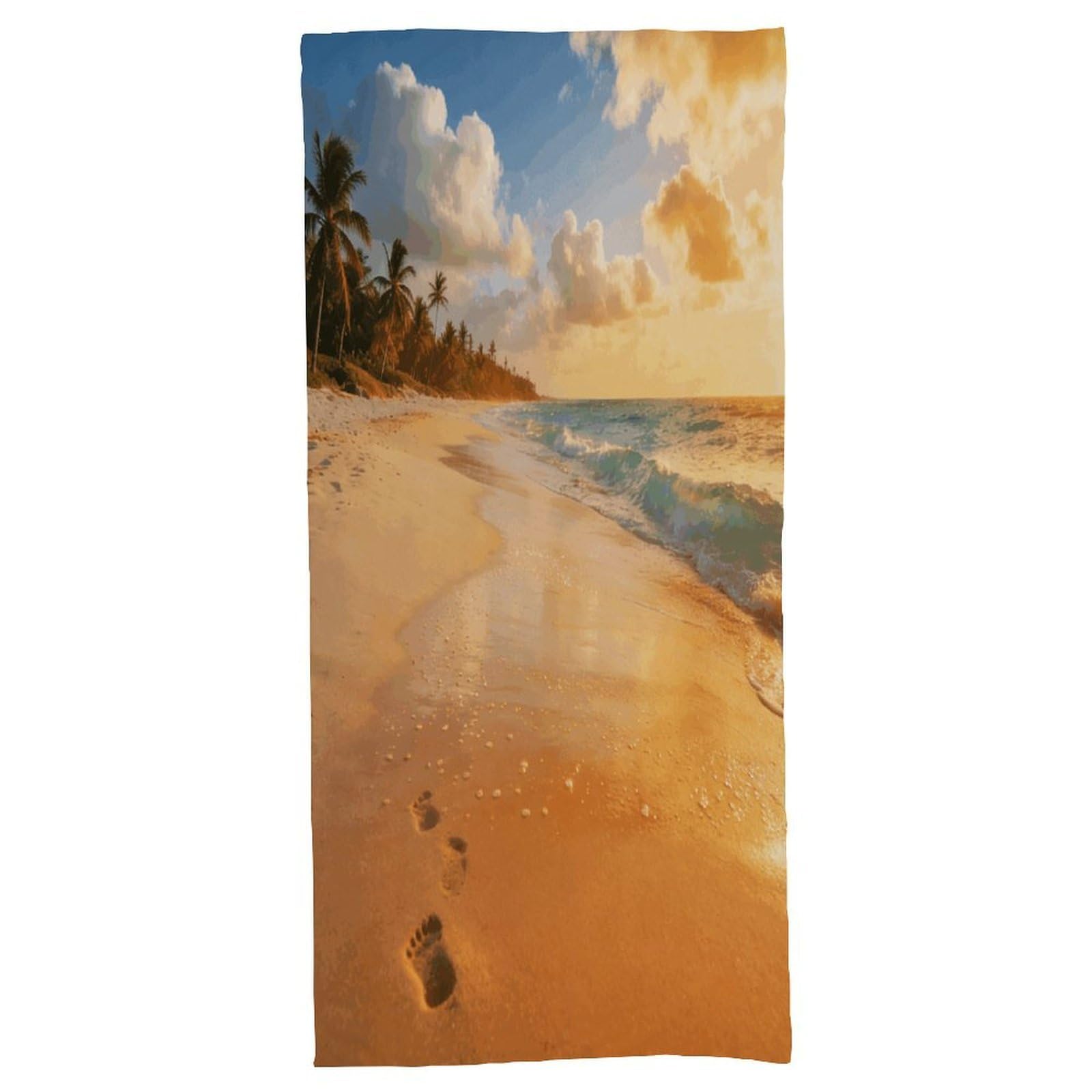 Fodpand Style Beach Bath Towel, Highly Absorbent & Quick Drying Beach Towel, Compact & Lightweight Pool Towel For Bathroom, Beach, Pool, Gym, Spa, And Hotel Use