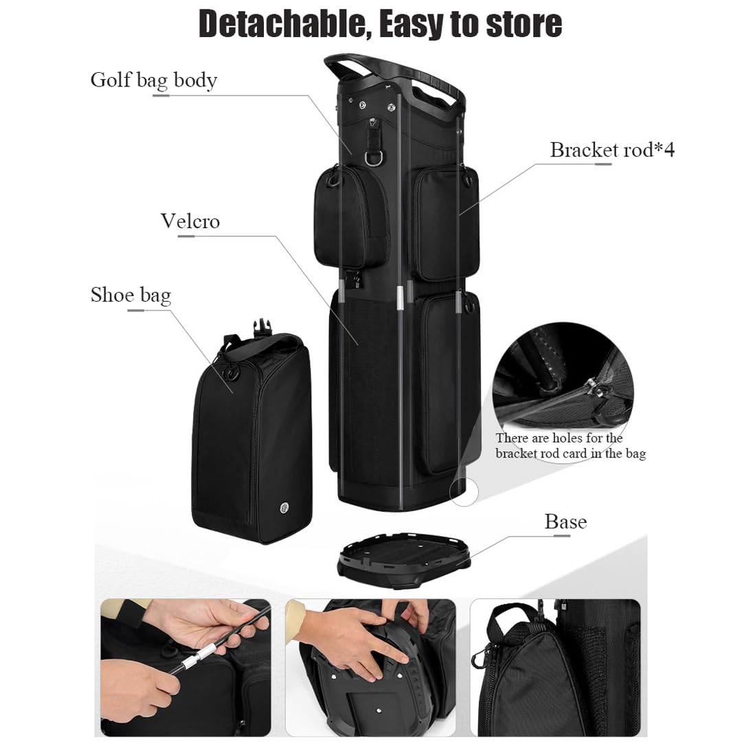 旅行用ゴルフバック Amazon.co.jp: ゴルフキャディバッグ カート型 14分割 PGM メンズ