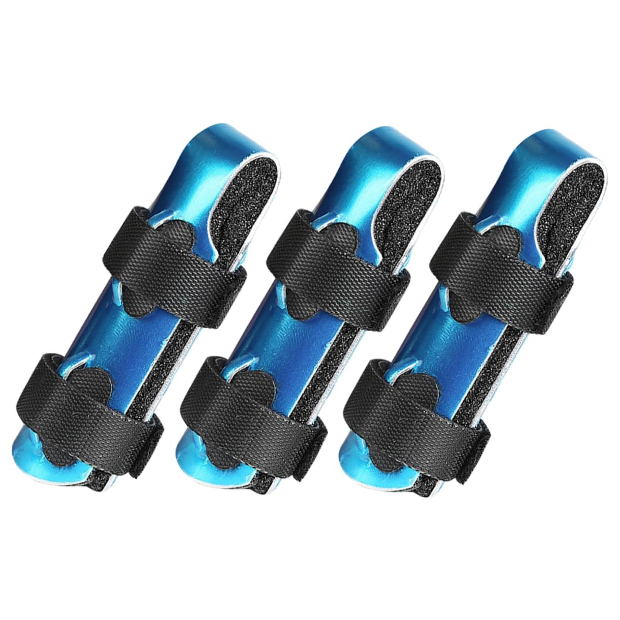 BCOATH Finger Straightener 3pcs Plywood Finger Support Braces Alum. Alloy Sponge Material