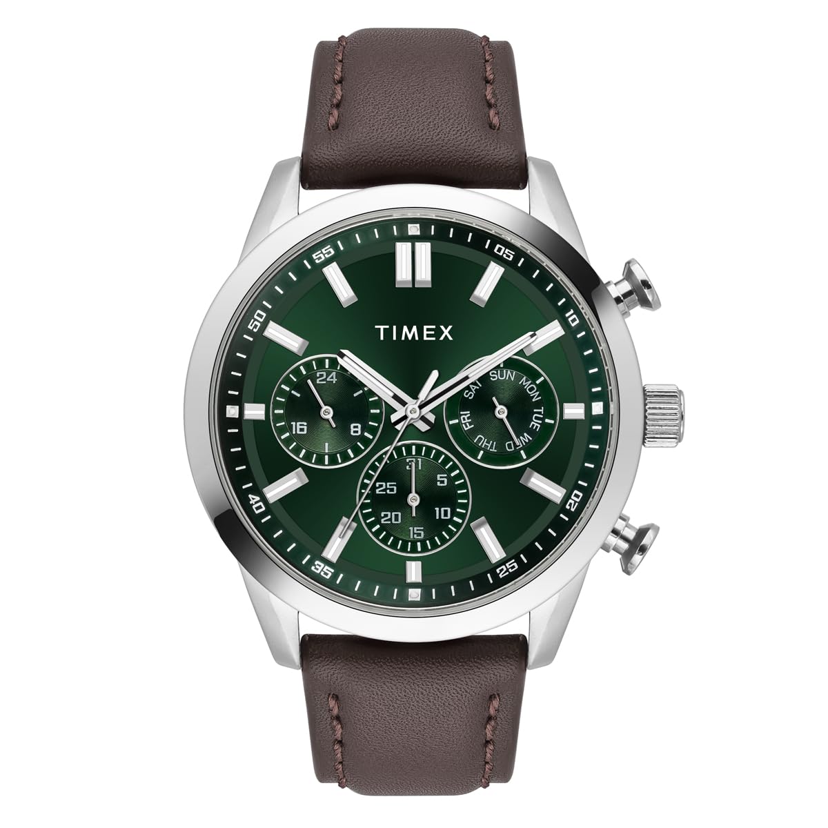 TIMEX Analog Watch for Man with Round Dial & Water Resistant Men’s Wrist Watches