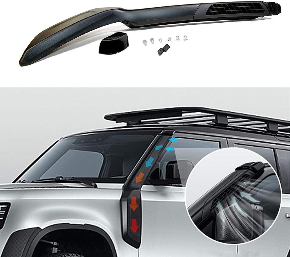 YiXi-Partswell 1Pcs Raised Air Intake Snorkel Fits for Land Rover 2D 4D Defender 90 110 2020+