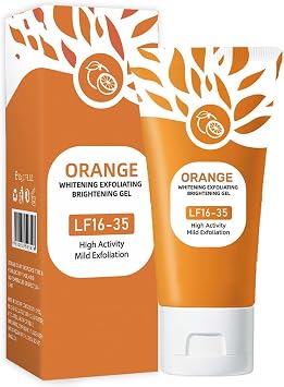 Purifying Exfoliating Gel, Orange Exfoliating Gel, Moisturizing Smoothing Tighten Pores, Brightening Exfoliatings Peeling Gels 1pc, 50g