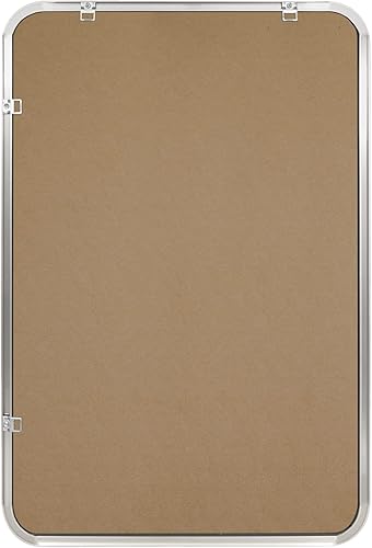 Miniatura 3 de Design House 596510-SLV Isla 30 pulgadas de alto x 20 pulgadas de largo, moderno espejo rectangular decorativo de pared para sala de estar, baño,