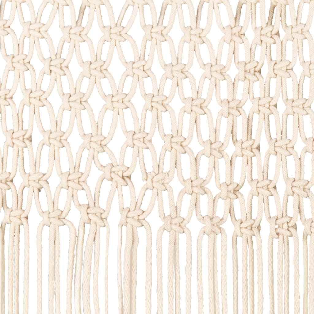 Rideau en macramé 140x240 cm Coton Salon A | Thermique Isolant Lumiere et Anti Chaleur Rideau Fenêtre pour Chambre et Intérieur